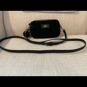 Coach furry mini-bag